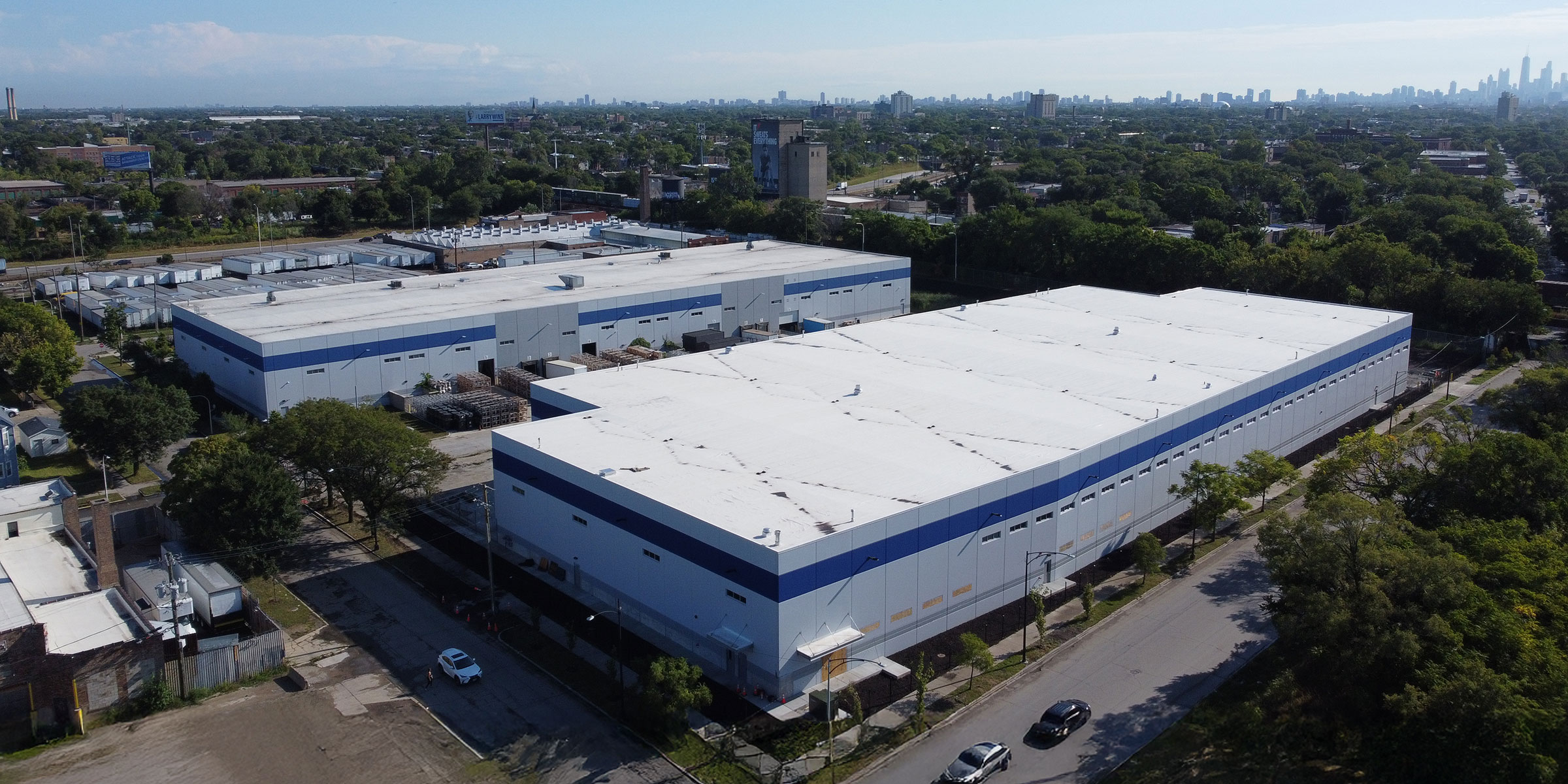 Aerial view of K-Town Business Center